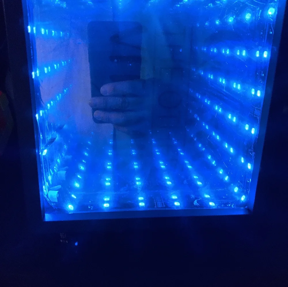 Hand made infinity mirror